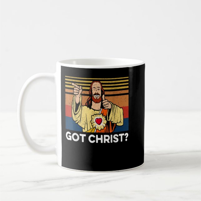 Buddy Christ Christmas Cool Jesus Religious Christ Kaffeetasse (Links)
