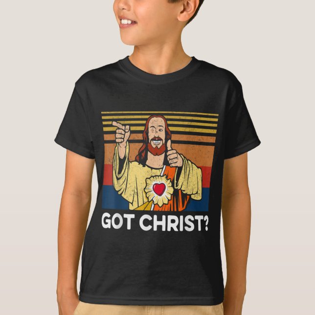Buddy Christ Christmas Cool Jesus Religious Christ T-Shirt (Vorderseite)