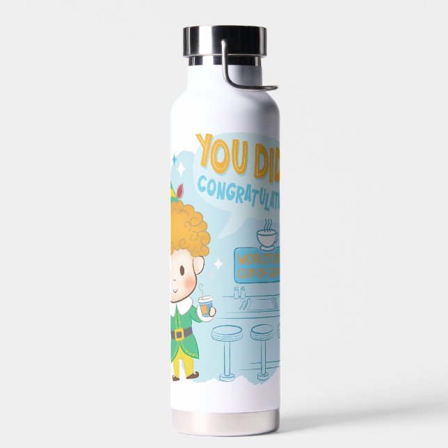 Buddy den Elf, du hast es getan! Herzlichen Glückw Trinkflasche (Links)