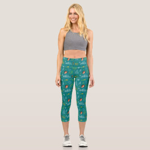 Buddy der Elf Aquamarines Zitatsmuster Capri Leggings