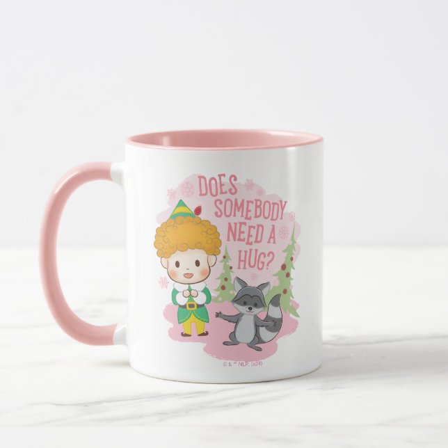 Buddy der Elf braucht jemand eine Umarmung? Tasse (Links)