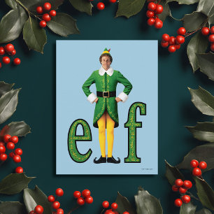 Buddy der Elf Film Logo Postkarte