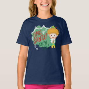Buddy der Elf OMG Santa! Ich kenne ihn! T-Shirt