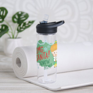 Buddy der Elf OMG Santa! Ich kenne ihn! Trinkflasche