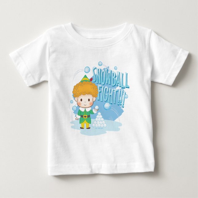 Buddy der Elf Snowball Kampf! Baby T-shirt (Vorderseite)