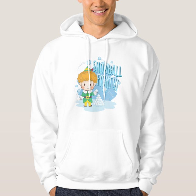 Buddy der Elf Snowball Kampf! Hoodie (Vorderseite)