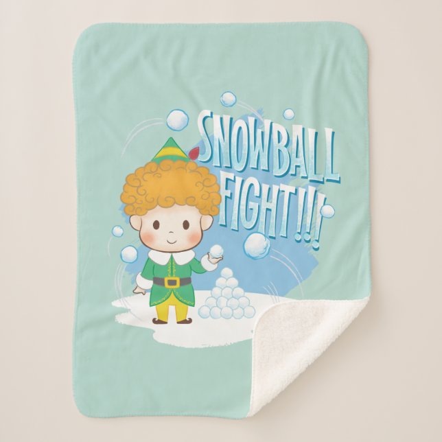 Buddy der Elf Snowball Kampf! Sherpadecke (Vorderseite)