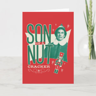 Buddy der Elf, Sohn eines Nussknackers Feiertagskarte