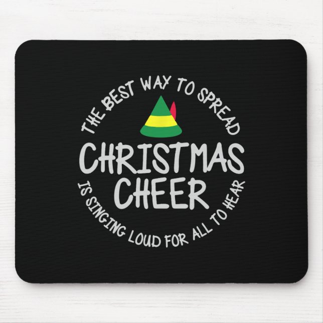 Buddy Elf Christmas Cheer 2024 Mousepad (Vorne)