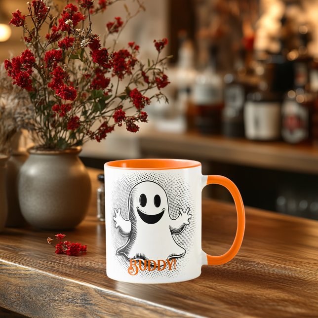 Buddy Ghost Tasse - Fun & Friendly Halloween Vibes (Von Creator hochgeladen)
