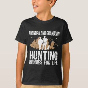 Buddy Jagen Großvater und Großvater Jagd Buddy T-Shirt