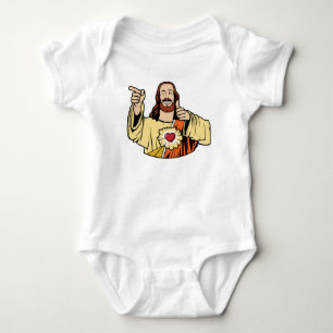 Buddy Jesus Baby One-Stück Strampler