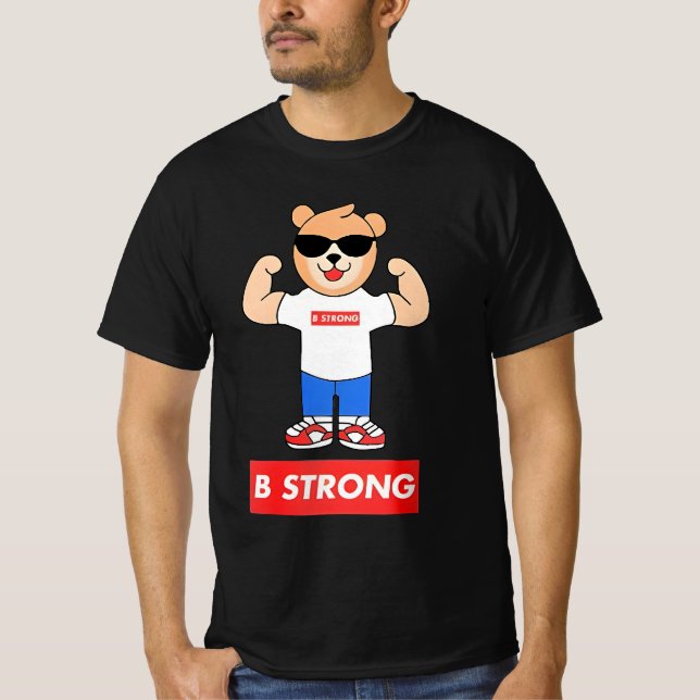 Buddy Strong Brand Happy Birthday Buddy B Strong T-Shirt (Vorderseite)