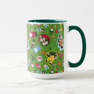 Buddy the Elf and Christmas Icons Pattern Tasse