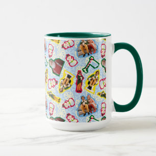 Buddy the Elf and Santa North Pole Pattern Tasse