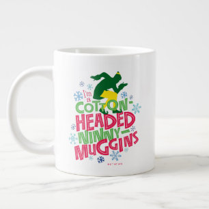 Buddy the Elf   Baumwolle mit Kopf Ninny-Muggins Jumbo-Tasse
