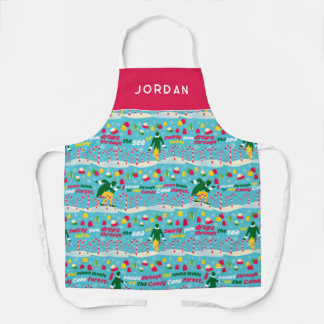 Buddy the Elf Candy Pattern Schürze