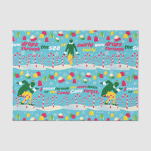 Buddy the Elf Candy Pattern Seidenpapier