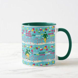 Buddy the Elf Candy Pattern Tasse