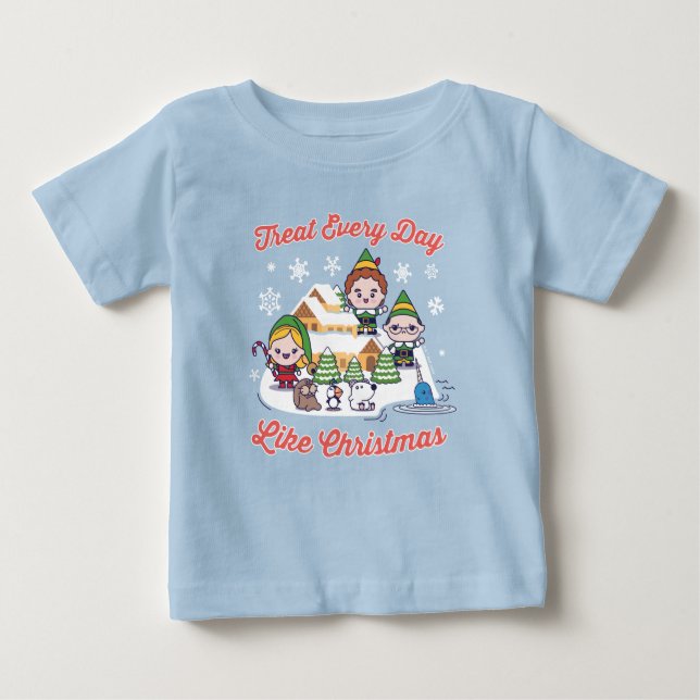 Buddy the Elf Chibi Graphic Baby T-shirt (Vorderseite)
