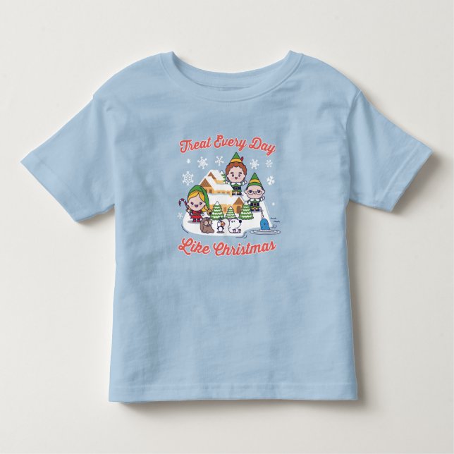 Buddy the Elf Chibi Graphic Kleinkind T-shirt (Vorderseite)