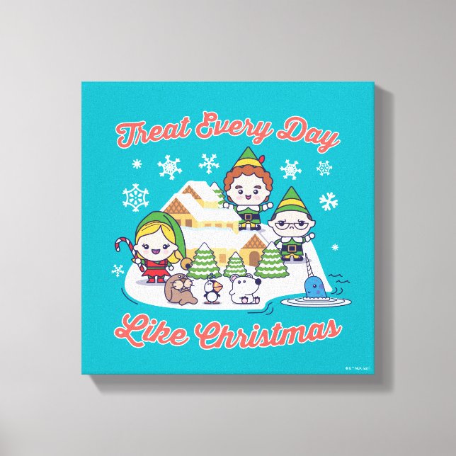 Buddy the Elf Chibi Graphic Leinwanddruck (Vorderseite)