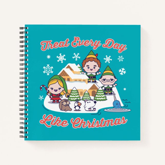 Buddy the Elf Chibi Graphic Notizbuch (Vorderseite)