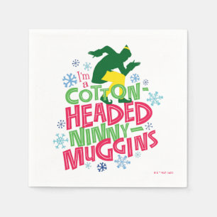 Buddy the Elf Cotton Headed Ninny-Muggins Serviette