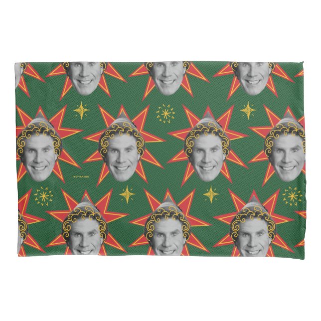 Buddy the Elf Emotions Pattern Kissenbezug (Vorderseite)