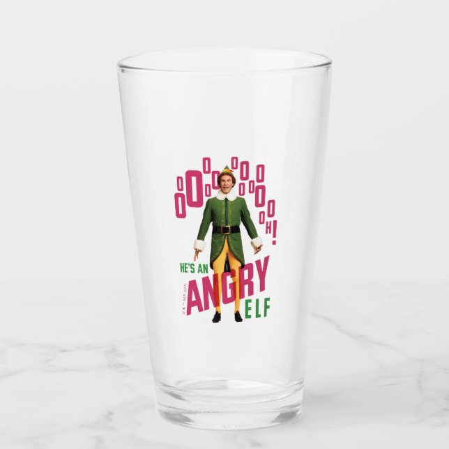 Buddy the Elf | Er ist ein wütender Elf Glas (Vorderseite)