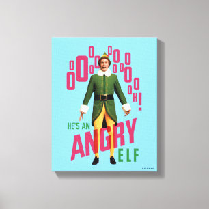 Buddy the Elf Er ist ein wütender Elf Leinwanddruck