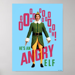 Buddy the Elf   Er ist ein wütender Elf Poster