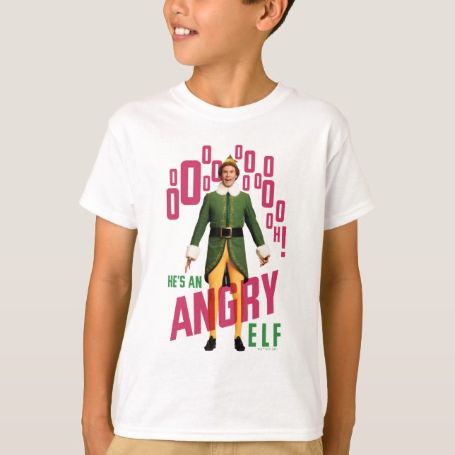 Buddy the Elf | Er ist ein wütender Elf T-Shirt (Vorderseite)