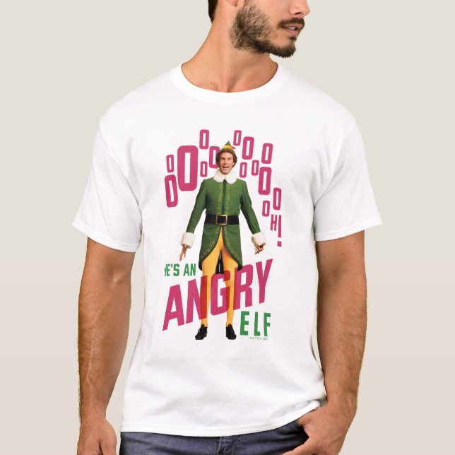 Buddy the Elf | Er ist ein wütender Elf T-Shirt (Vorderseite)