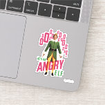 Buddy the Elf | He's an Angry Elf Aufkleber<br><div class="desc">This graphic features Buddy the Elf and the quote,  "He's an angry elf."</div>