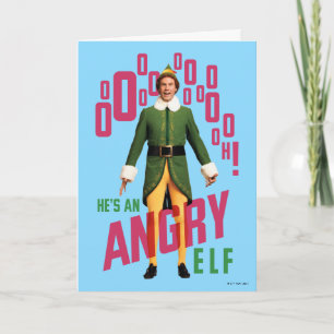 Buddy the Elf   He's an Angry Elf Karte