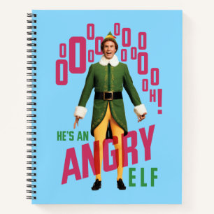 Buddy the Elf He's an Angry Elf Notizbuch