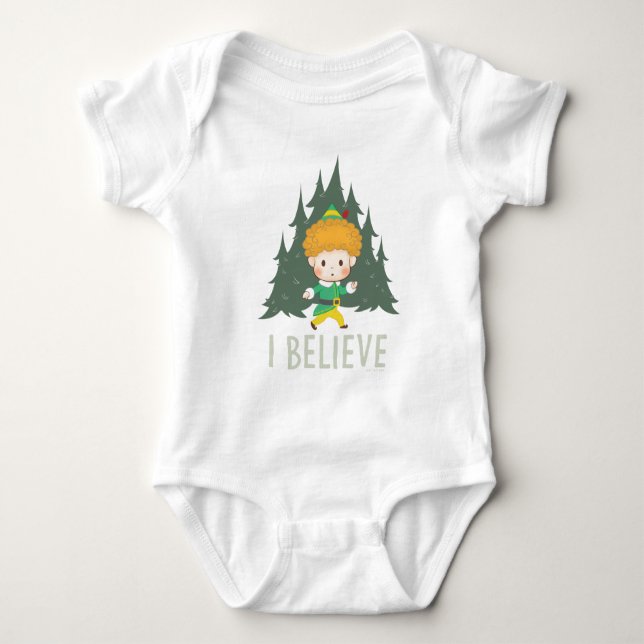 Buddy the Elf Ich glaube Baby Strampler (Vorderseite)