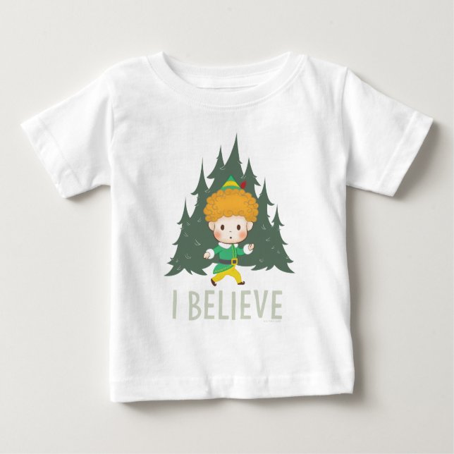 Buddy the Elf Ich glaube Baby T-shirt (Vorderseite)