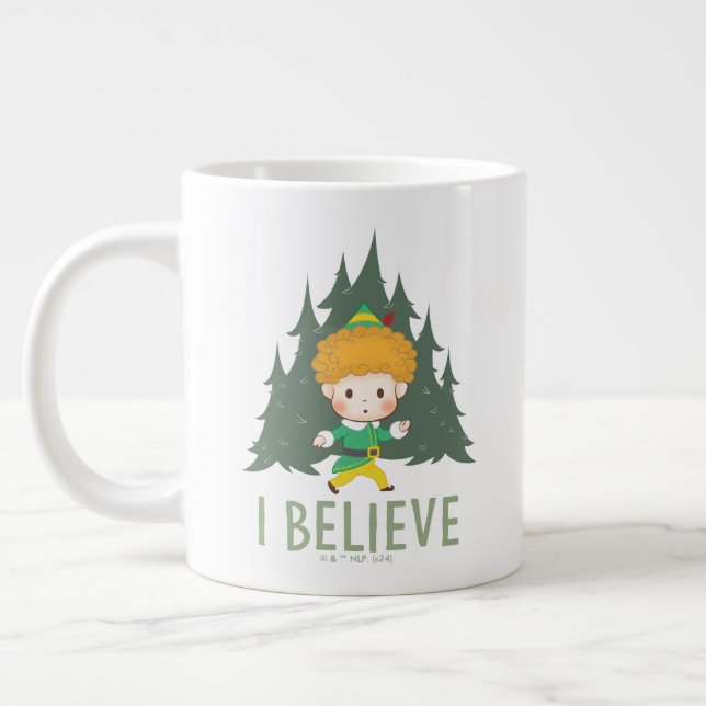Buddy the Elf Ich glaube Jumbo-Tasse (Links)