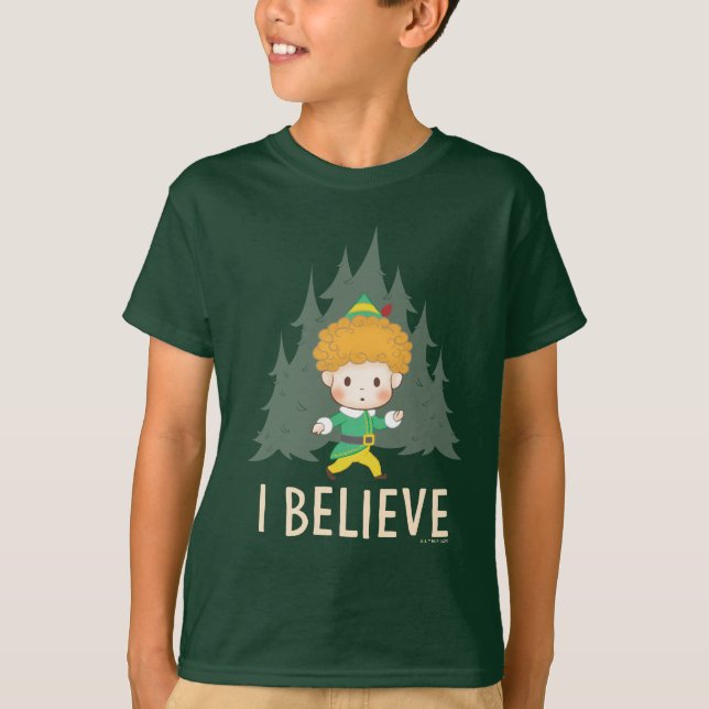 Buddy the Elf Ich glaube T-Shirt (Vorderseite)