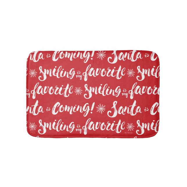 Buddy the Elf | Lächeln ist mein Lieblingsmuster Badematte (Vorderseite)