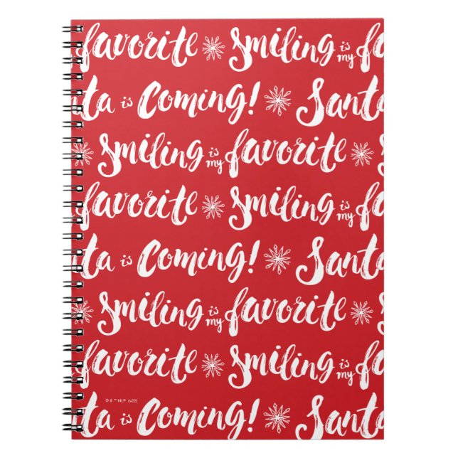 Buddy the Elf | Lächeln ist mein Lieblingsmuster Notizblock (Vorderseite)