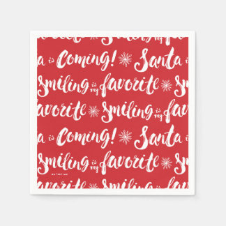 Buddy the Elf | Lächeln ist mein Lieblingsmuster Serviette