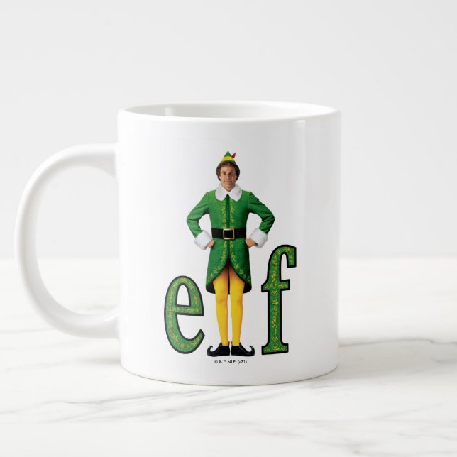 Buddy the Elf Movie Logo Jumbo-Tasse (Links)