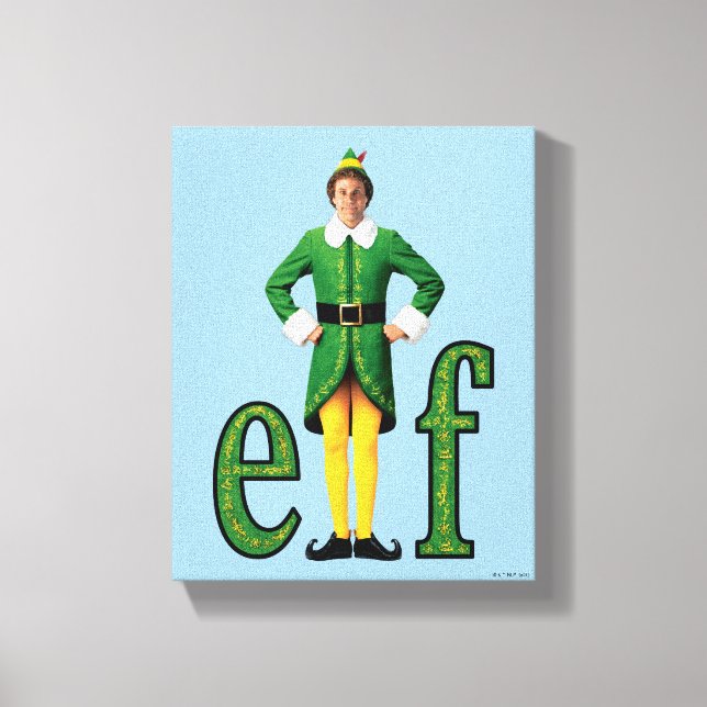 Buddy the Elf Movie Logo Leinwanddruck (Vorderseite)