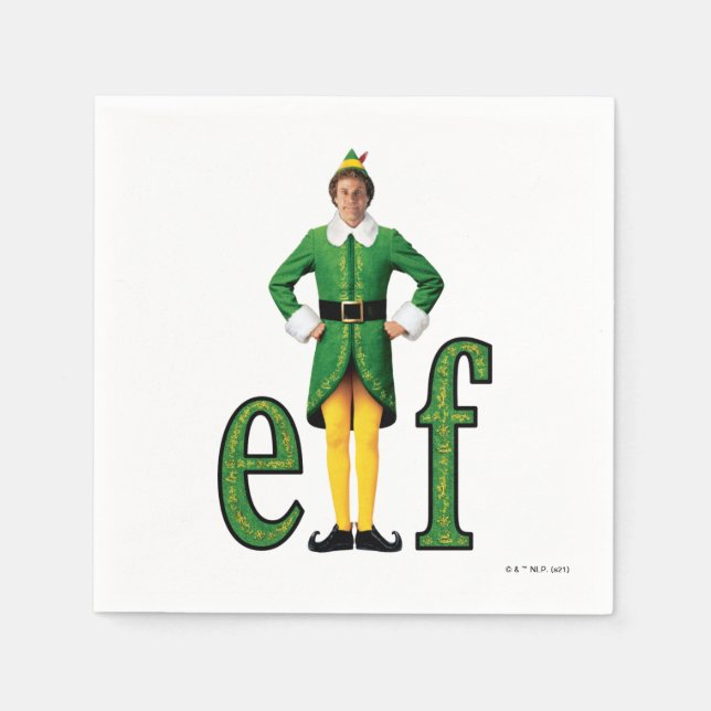 Buddy the Elf Movie Logo Serviette (Vorderseite)