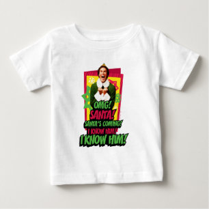 Buddy the Elf OMG! Santa! Baby T-shirt