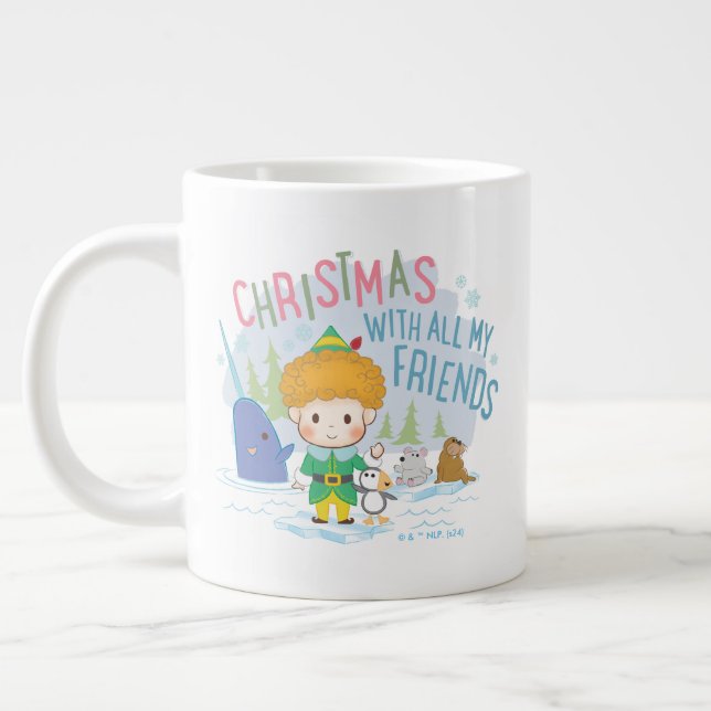 Buddy the Elf Weihnachten mit all meinen Freunden Jumbo-Tasse (Links)