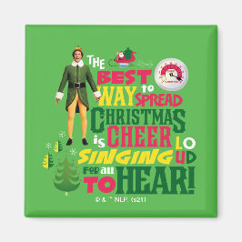 Buddy the Elf | Weihnachts-Cheer Grafik-Zitat Magnet